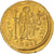 Justinian I, Solidus, 542-552, Constantinople, Gold, AU(50-53), Sear:140