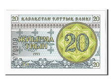 Billet, Kazakhstan, 20 Tyin, 1993, KM:5, NEUF