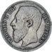 Moeda, Bélgica, Leopold II, 2 Francs, 2 Frank, 1867, Brussels, F(12-15), Prata