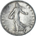 Coin, France, Semeuse, Franc, 1911, Paris, EF(40-45), Silver, KM:844.1