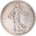 Francia, Semeuse, Franc, 1918, BB+, Argento, Gadoury:467