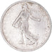 Moneda, Francia, Semeuse, Franc, 1905, Paris, BC+, Plata, KM:844.1, Gadoury:467