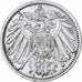 NIEMCY - IMPERIUM, Wilhelm II, Mark, 1914, Berlin, Srebro, AU(50-53), KM:14