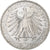 République fédérale allemande, 5 Mark, 1966, Munich, Argent, TTB+, KM:119.1