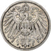 GERMANY - EMPIRE, Wilhelm II, Mark, 1909, Berlin, Silver, AU(50-53), KM:14