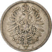 GERMANY - EMPIRE, Wilhelm I, Mark, 1878, Hambourg, Silver, VF(20-25), KM:7