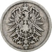 GERMANY - EMPIRE, Wilhelm I, Mark, 1878, Hambourg, Silver, VF(30-35), KM:7