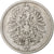 GERMANIA - IMPERO, Wilhelm I, Mark, 1875, Berlin, Argento, MB, KM:7