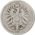 GERMANIA - IMPERO, Wilhelm I, Mark, 1876, Munich, Argento, MB+, KM:7