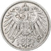 NIEMCY - IMPERIUM, Wilhelm II, Mark, 1907, Berlin, Srebro, EF(40-45), KM:14