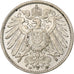 NIEMCY - IMPERIUM, Wilhelm II, Mark, 1914, Munich, Srebro, AU(50-53), KM:14