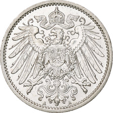GERMANIA - IMPERO, Wilhelm II, Mark, 1915, Berlin, BB+, Argento, KM:14