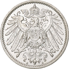 GERMANY - EMPIRE, Wilhelm II, Mark, 1915, Berlin, AU(50-53), Silver, KM:14