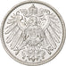 GERMANIA - IMPERO, Wilhelm II, Mark, 1915, Berlin, BB+, Argento, KM:14