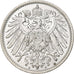 ALEMANHA - IMPÉRIO, Wilhelm II, Mark, 1915, Berlin, Prata, MS(60-62), KM:14