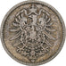 GERMANY - EMPIRE, Wilhelm I, Mark, 1874, Berlin, Silber, S+, KM:7