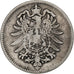 Munten, DUITSLAND - KEIZERRIJK, Wilhelm I, Mark, 1875, Karlsruhe, FR, Zilver