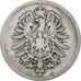 Moeda, ALEMANHA - IMPÉRIO, Wilhelm I, Mark, 1875, Hanovre, F(12-15), Prata