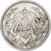 Moeda, ALEMANHA - IMPÉRIO, 1/2 Mark, 1908, Karlsruhe, EF(40-45), Prata, KM:17