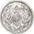 ALEMANHA - IMPÉRIO, 1/2 Mark, 1909, Stuttgart, Prata, AU(50-53), KM:17