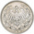 ALEMANHA - IMPÉRIO, 1/2 Mark, 1907, Munich, Prata, EF(40-45), KM:17