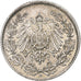 ALEMANHA - IMPÉRIO, 1/2 Mark, 1905, Munich, Prata, AU(55-58), KM:17