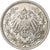 NIEMCY - IMPERIUM, 1/2 Mark, 1916, Berlin, Srebro, AU(55-58), KM:17