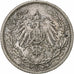 ALEMANHA - IMPÉRIO, 1/2 Mark, 1916, Stuttgart, Prata, EF(40-45), KM:17