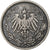 NIEMCY - IMPERIUM, 1/2 Mark, 1918, Berlin, Srebro, AU(55-58), KM:17