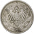 Moneta, NIEMCY - IMPERIUM, 1/2 Mark, 1918, Karlsruhe, EF(40-45), Srebro, KM:17