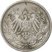 Moeda, ALEMANHA - IMPÉRIO, 1/2 Mark, 1918, Karlsruhe, EF(40-45), Prata, KM:17