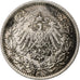 Coin, GERMANY - EMPIRE, 1/2 Mark, 1918, Berlin, MS(63), Silver, KM:17