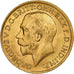 Gran Bretaña, George V, Sovereign, 1915, Oro, MBC+, KM:820