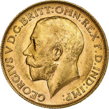 Australië, George V, Sovereign, 1911, Perth, Goud, ZF+, KM:29