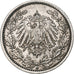 ALEMANHA - IMPÉRIO, 1/2 Mark, 1918, Berlin, Prata, EF(40-45), KM:17