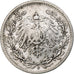 ALEMANHA - IMPÉRIO, 1/2 Mark, 1905, Stuttgart, Prata, EF(40-45)