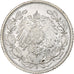 ALEMANIA - IMPERIO, 1/2 Mark, 1915, Stuttgart, Plata, EBC, KM:17