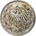 Moneta, GERMANIA - IMPERO, 1/2 Mark, 1906, Munich, BB, Argento, KM:17