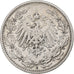 ALEMANHA - IMPÉRIO, 1/2 Mark, 1906, Muldenhütten, Prata, VF(30-35), KM:17