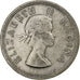 Afrique du Sud, Elizabeth II, 2-1/2 Shillings, 1953, Argent, TTB, KM:51