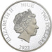 Niue, 2 dollars, 1 Oz, Queen Elizabeth II, 2022, Zilver, FDC