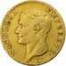 FRANCE, 40 Francs, 1806, Turin, VF(30-35), Gold, Gadoury #1082, 12.78