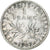 Moneta, Francia, Semeuse, Franc, 1907, Paris, MB+, Argento, KM:844.1