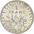 Moneta, Francia, Semeuse, Franc, 1916, Paris, BB+, Argento, KM:844.1