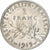 Francia, Franc, Semeuse, 1919, Paris, Argento, BB, Gadoury:467, KM:844.1