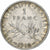 Moneta, Francia, Semeuse, Franc, 1910, Paris, MB+, Argento, KM:844.1