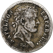 FRANCE, Demi Franc, 1808, Paris, VF(30-35), Silver, Gadoury #398, 2.50