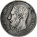 Bélgica, Leopold II, 5 Francs, 5 Frank, 1873, Plata, MBC, KM:24