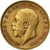 Gran Bretaña, George V, 1/2 Sovereign, 1911, London, Oro, MBC+, KM:819