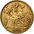 Gran Bretaña, George V, 1/2 Sovereign, 1911, London, Oro, MBC+, KM:819